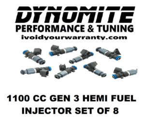 1100 CC GEN 3 HEMI 93 - E85 FUEL INJECTOR SET