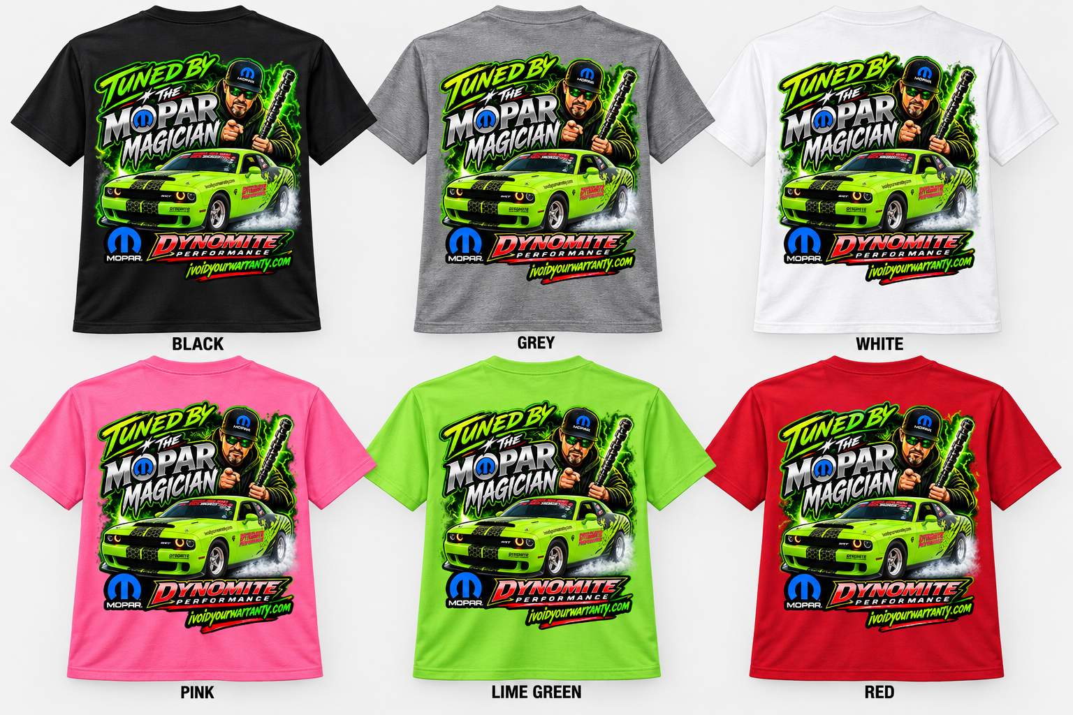 Dynomite Performance – Tuned By THE MOPAR MAGICIAN T-Shirt