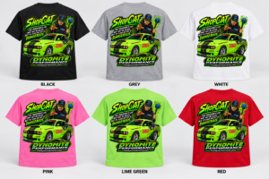 Dynomite Performance – Our 'Ol ShopCat Track Car T-Shirt