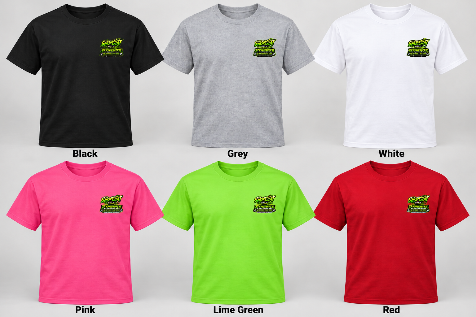 Dynomite Performance – Our 'Ol ShopCat Track Car T-Shirt - Image 2