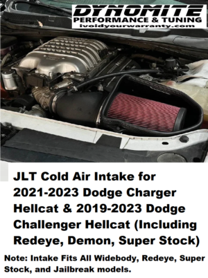 JLT Cold Air Intake for 2021-2023 Dodge Charger Hellcat & 2019-2023 Dodge Challenger Hellcat